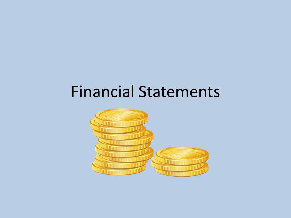 Financial Statements Button