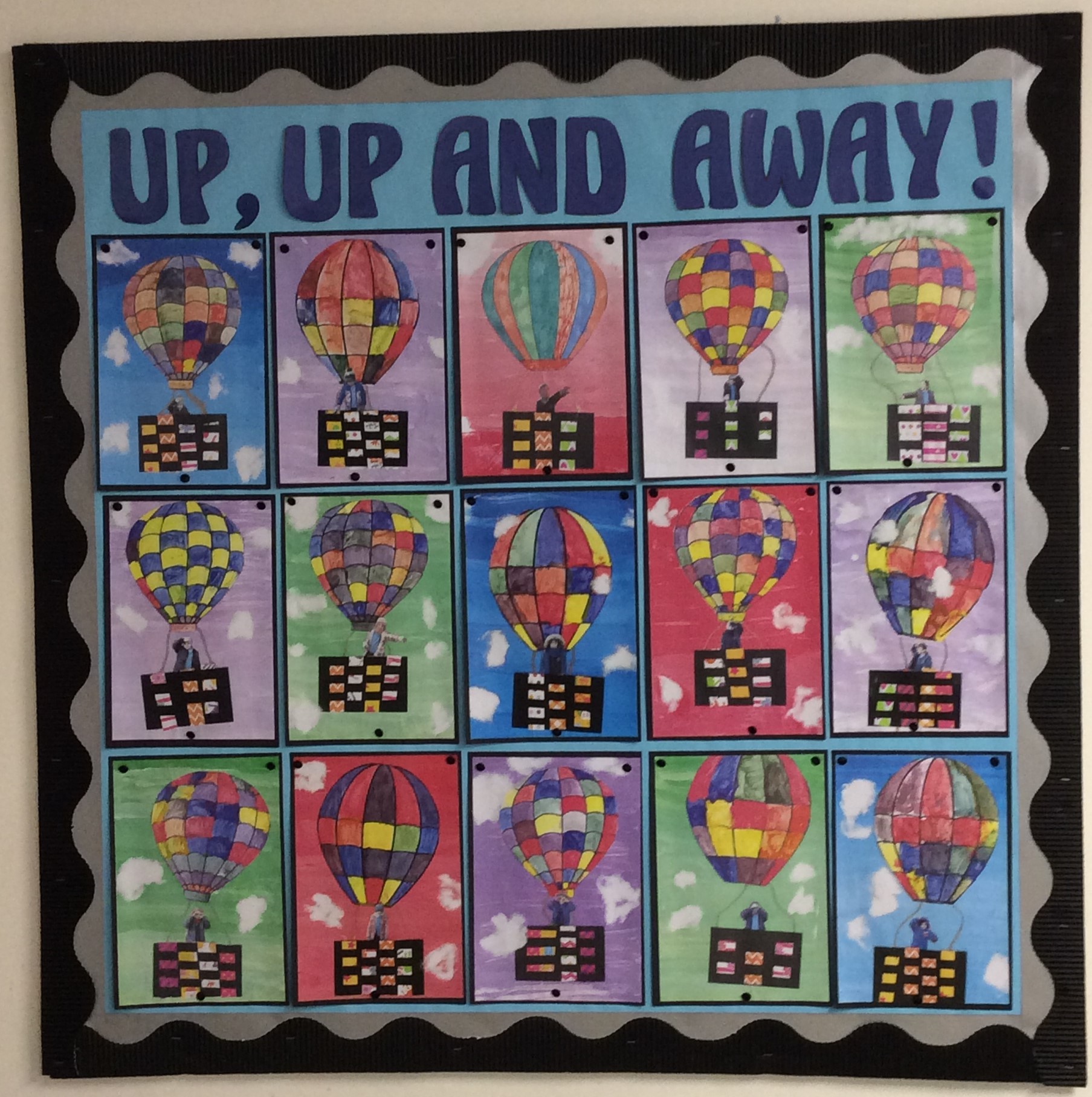 Hot air balloon display